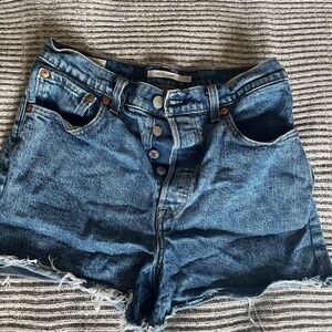 Levi's Blue Jean Shorts